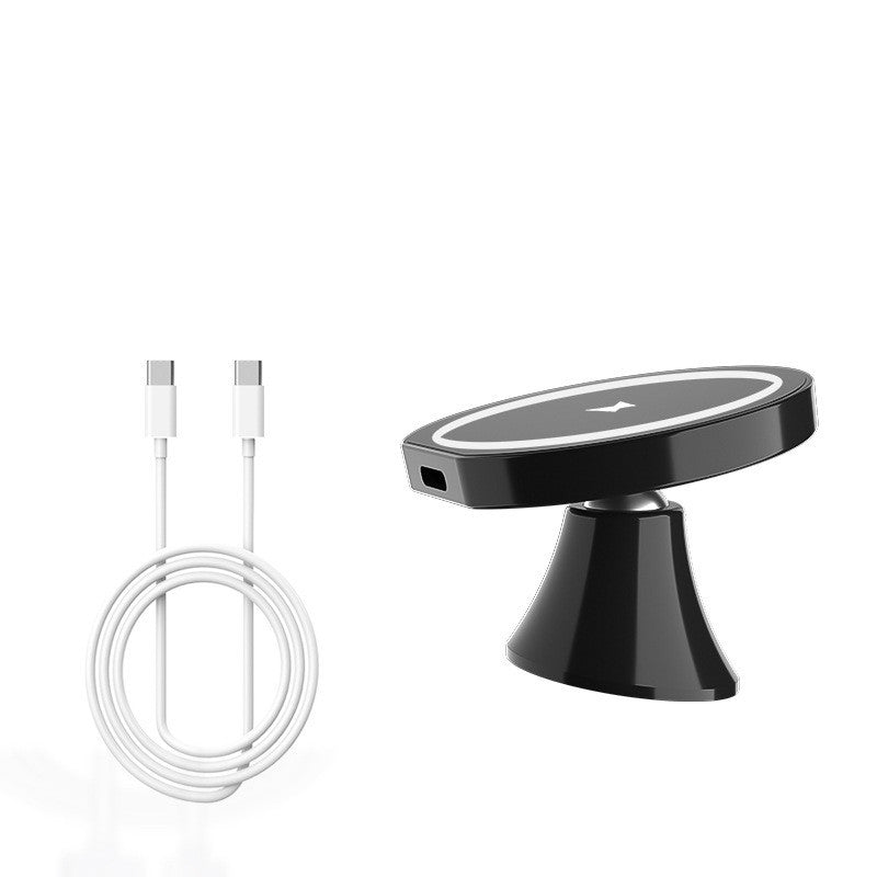 حامل هاتف للسيارة بشحن لاسلكي مغناطيسي 15 وات