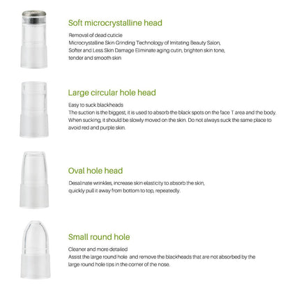 جهاز شفط المسام الكهربائي وإزالة حب الشباب ومنظف التجميل