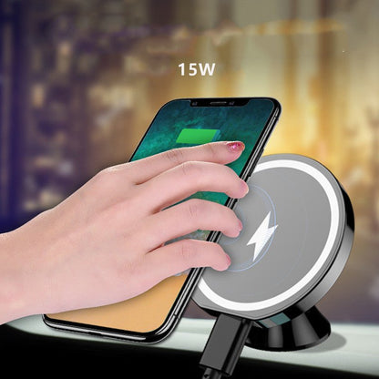 حامل هاتف للسيارة بشحن لاسلكي مغناطيسي 15 وات