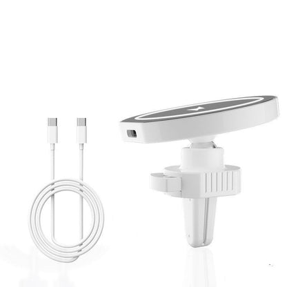 حامل هاتف للسيارة بشحن لاسلكي مغناطيسي 15 وات