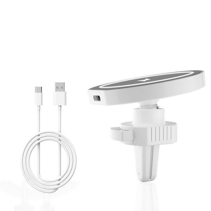 حامل هاتف للسيارة بشحن لاسلكي مغناطيسي 15 وات